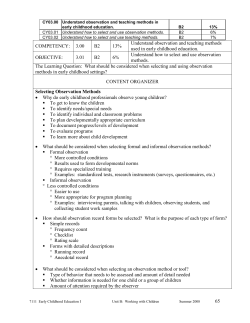 Lesson Plan Format A