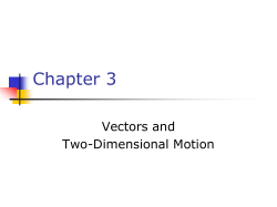 Motion in Two Dimensions