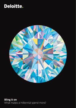 Bling it on What makes a millennial spend more?