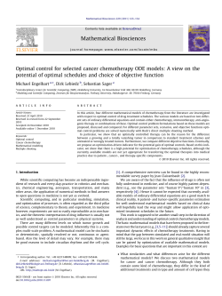 Optimal control for selected cancer chemotherapy ODE