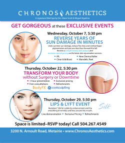 GET GORGEOUS at these EXCLUSIVE EVENTS