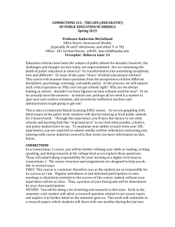 connections 211: the life (and death?)