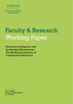 Emotional Intelligence and Leadership Effectiveness: The