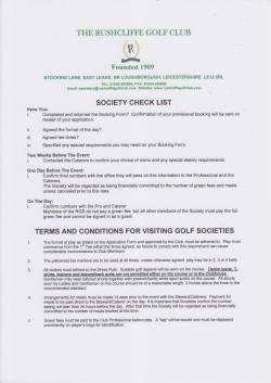 THE RI]SHCLIFT`B GOItr` CLUB