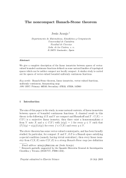 The noncompact Banach-Stone theorem