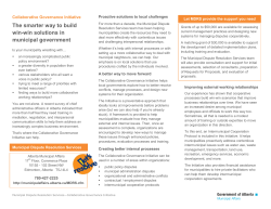The smarter way to build win-win solutions in municipal government