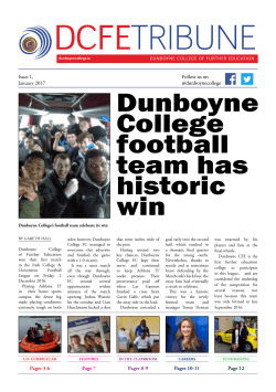 Dunboyne College football team has historic win