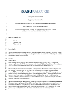 Supporting Online Material for