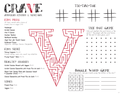 the dot game Tic-TAc-Toe Boggle Word Game