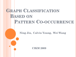 Graph Classification Based on Pattern Co