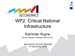 Critical National Infrastructure