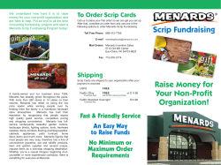 Scrip Fundraising Raise Money for Your Non-Profit