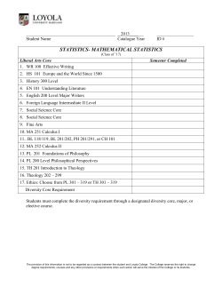 Mathematical statistics