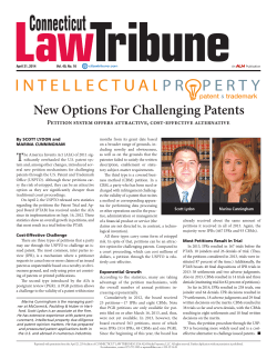 New Options For Challenging Patents