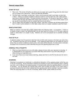 Summary of 8-ball Rules