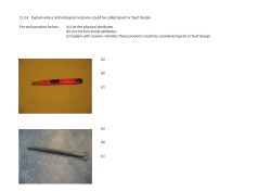 CL3.4 Explain why a technological outcome could be called `good