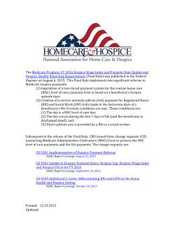 Q: If a patient`s last 7 days of hospice care are provided by two