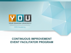 Continuous Improvement Training Template