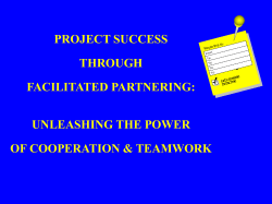 "Partnering" Presentation