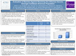 Evaluation of Barriers Against Receiving the Influenza Vaccine