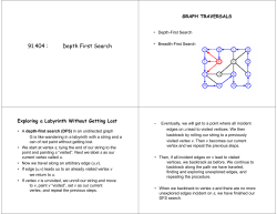 91.404 : Depth First Search