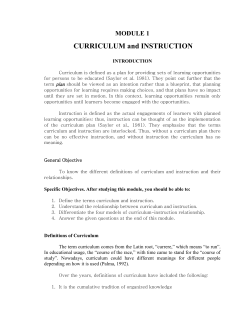 module 1 - CLSU Open University