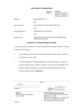 Carmichael Coal and Rail Project Economic Assessment