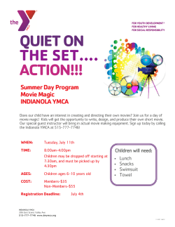 QUIET ON THE SET&hellip;. ACTION!!!