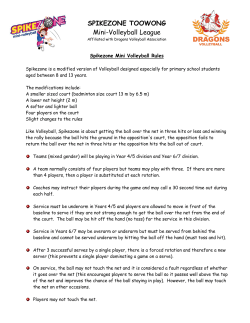 SPIKEZONE TOOWONG Mini-Volleyball League