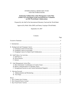 Enhancing Collaboration: Joint Management Action Plan