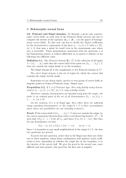 5. Holomorphic normal forms