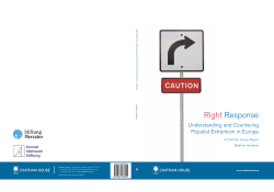 Right Response - Chatham House