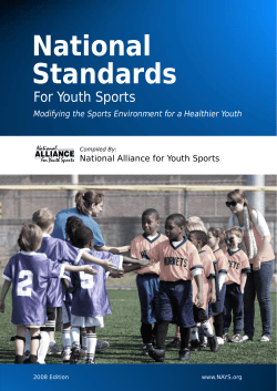National Standards - National Alliance for Youth Sports