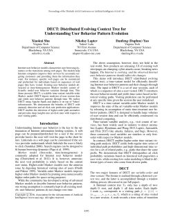 DECT: Distributed Evolving Context Tree for Understanding User