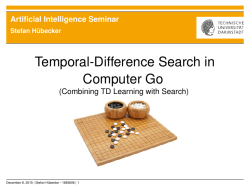 Temporal-Difference Search in Computer Go - ke.tu