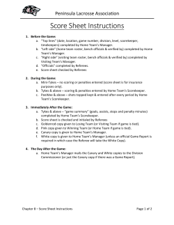 08 Score Sheet Instructions