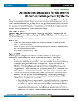 Optimization Strategies for Electronic Document