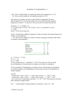 answers to assignment # 3