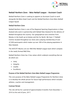 Netball Northern Zone - Beko Netball League