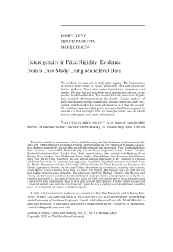 Heterogeneity in Price Rigidity: Evidence from a Case Study Using