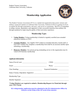 Membership Application