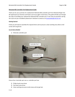 Nintendo NES Controller Port Replacement Guide Page of 10