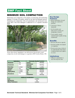 minimize soil compaction