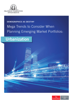 Urbanization - Franklin Templeton Investments, Luxembourg
