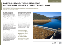 Investing in dams &ndash; the importance of getting water