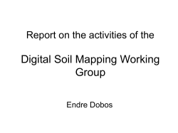 Digital Soil Mapping