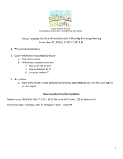 Youth and Family Health Meeting Minutes 11.11.16