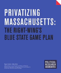 The Right-Wing`s Blue State Game Plan