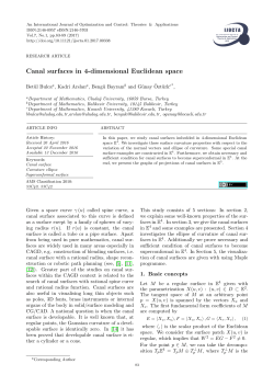 Canal surfaces in 4-dimensional Euclidean space