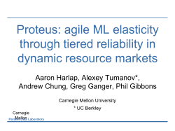 Proteus: agile ML elasticity through tiered reliability in